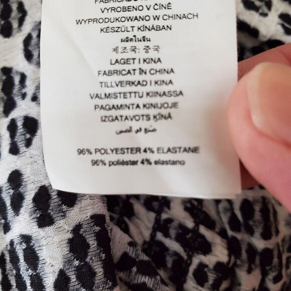 Michael Kors Long Sleeve V-neck Fit Flare Dress size Large - NEW - Picture 15 of 16